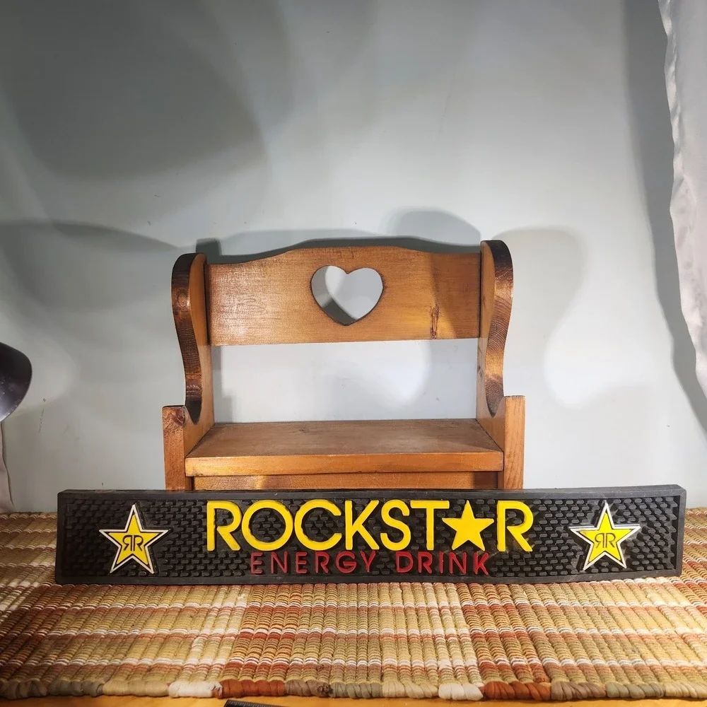 Rockstar Energy Heavy Rubber Bar Drip Mat 23.5
